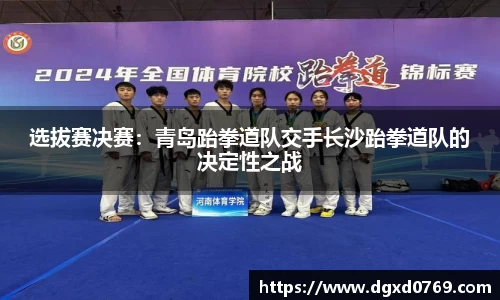 选拔赛决赛：青岛跆拳道队交手长沙跆拳道队的决定性之战
