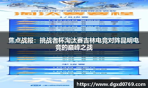 焦点战报：挑战者杯淘汰赛吉林电竞对阵昆明电竞的巅峰之战